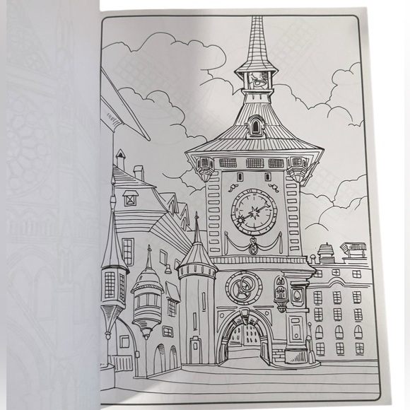 World of Color 32 page stress-free coloring book with 22 Crayola colored pencils - Picture 7 of 10